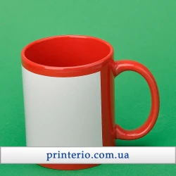 Чашка з полем для сублімації Sublime з лого кольорова 330 мл